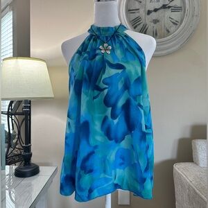 Never worn….Sleeveless Halter Blouse